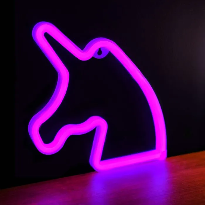FOREVER Light FLNE01 Neon LED Light Unicorn Διακοσμητικό Φωτιστικό - Ροζ