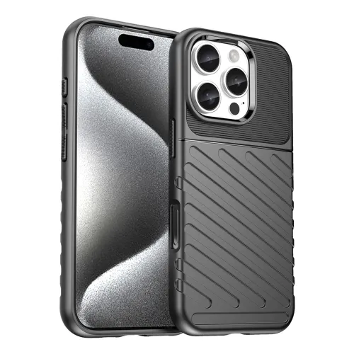Apple Iphone 16E  Armored Σιλικόνη Μαύρο