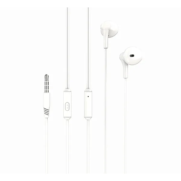 XO EP39 Handsfree με Βύσμα 3.5mm Άσπρα