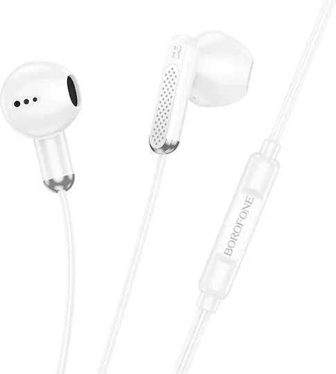 Borofone BM89 Handsfree με Βύσμα Type c  Λευκό