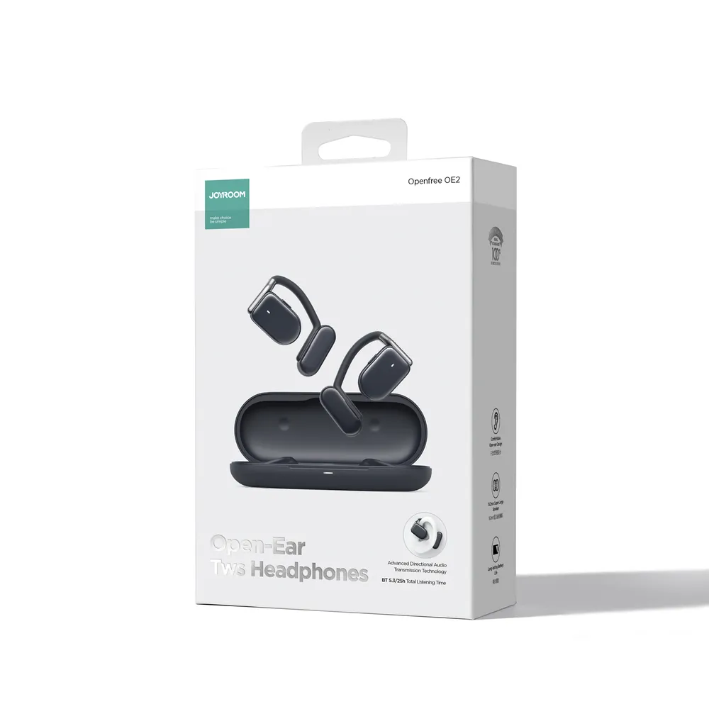 Joyroom Openfree JR-OE2 Open Ear Bluetooth Ακουστικά με Θήκη Φόρτισης Μπλέ