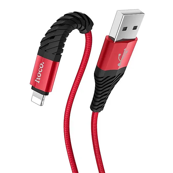 Hoco Καλώδιο Φορτισης USB A σε Lightning 2,4A  1m X38 κόκκινο