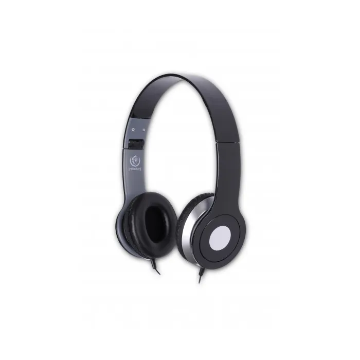 Rebeltec City Headphones with Microphone Ενσύρματα Ακουστικά Jack 3.5mm 1.2m - Black