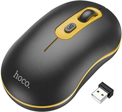 HOCO GM21 Ασύρματο Ποντίκι Μαύρο